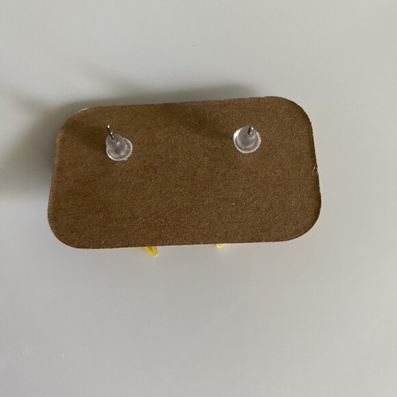 Blue Glitter Cloud Lightning Bolt Earrings - NEW!! - Picture 5 of 8